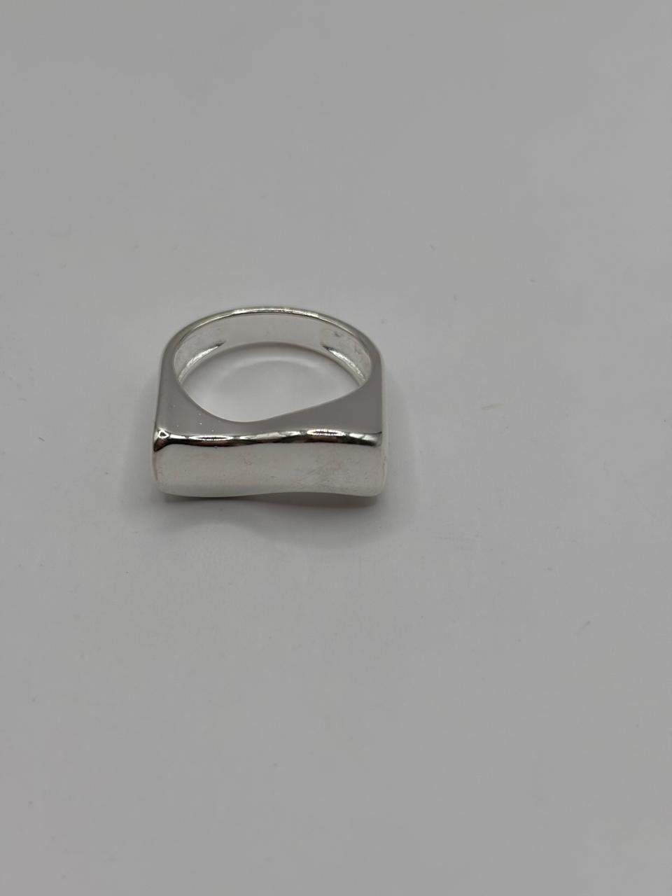 Prata 925 - Anel Formato Onda