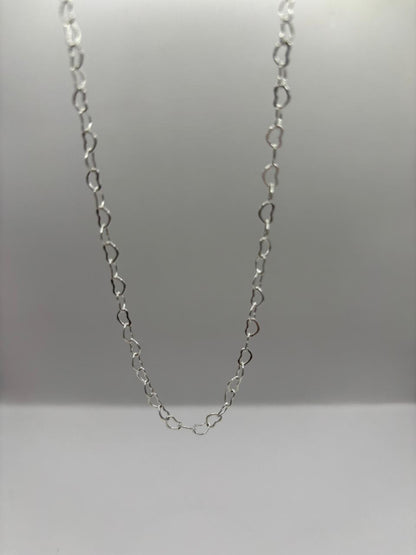 Colar de Prata 925 - Colar de coração