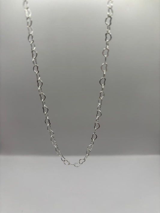 Colar de Prata 925 - Colar de coração