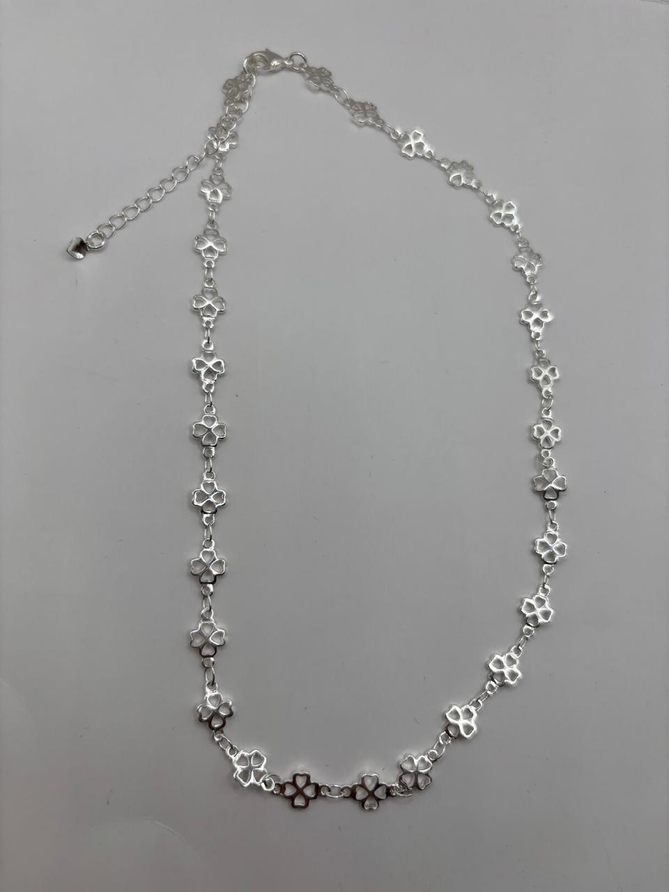 Colar de Prata 925 - Colar Trevo