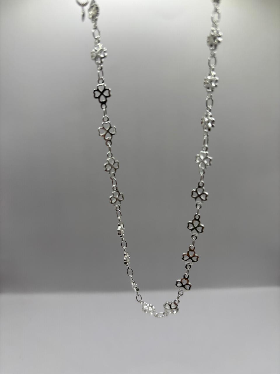 Colar de Prata 925 - Colar Trevo