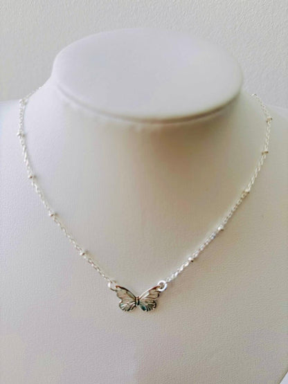 Colar de Prata 925 - Colar Borboleta