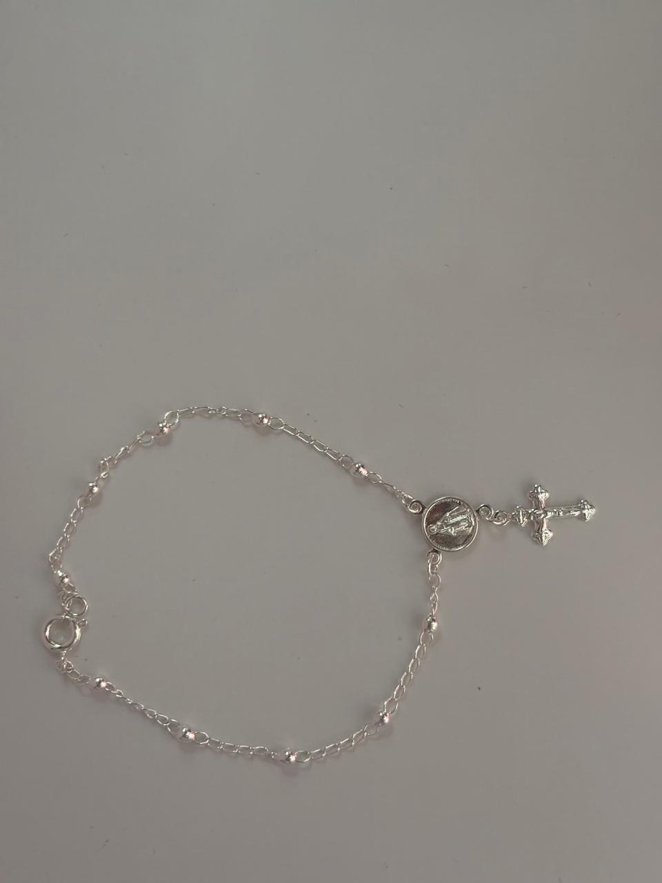 Pulseira de Prata 925 - Terço