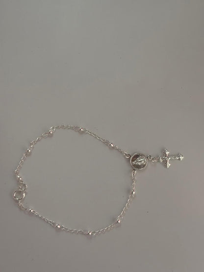 Pulseira de Prata 925 - Terço