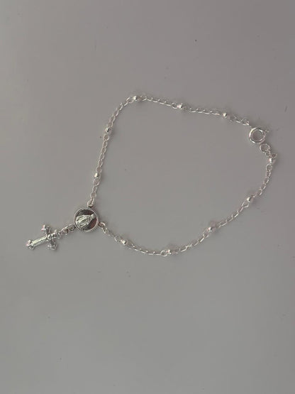 Pulseira de Prata 925 - Terço