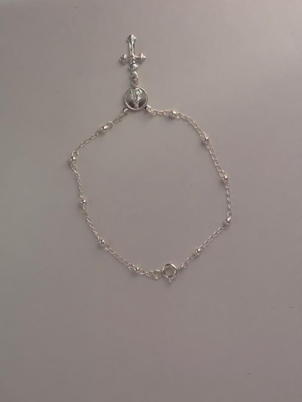 Pulseira de Prata 925 - Terço