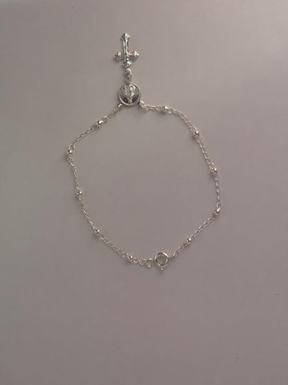 Pulseira de Prata 925 - Terço