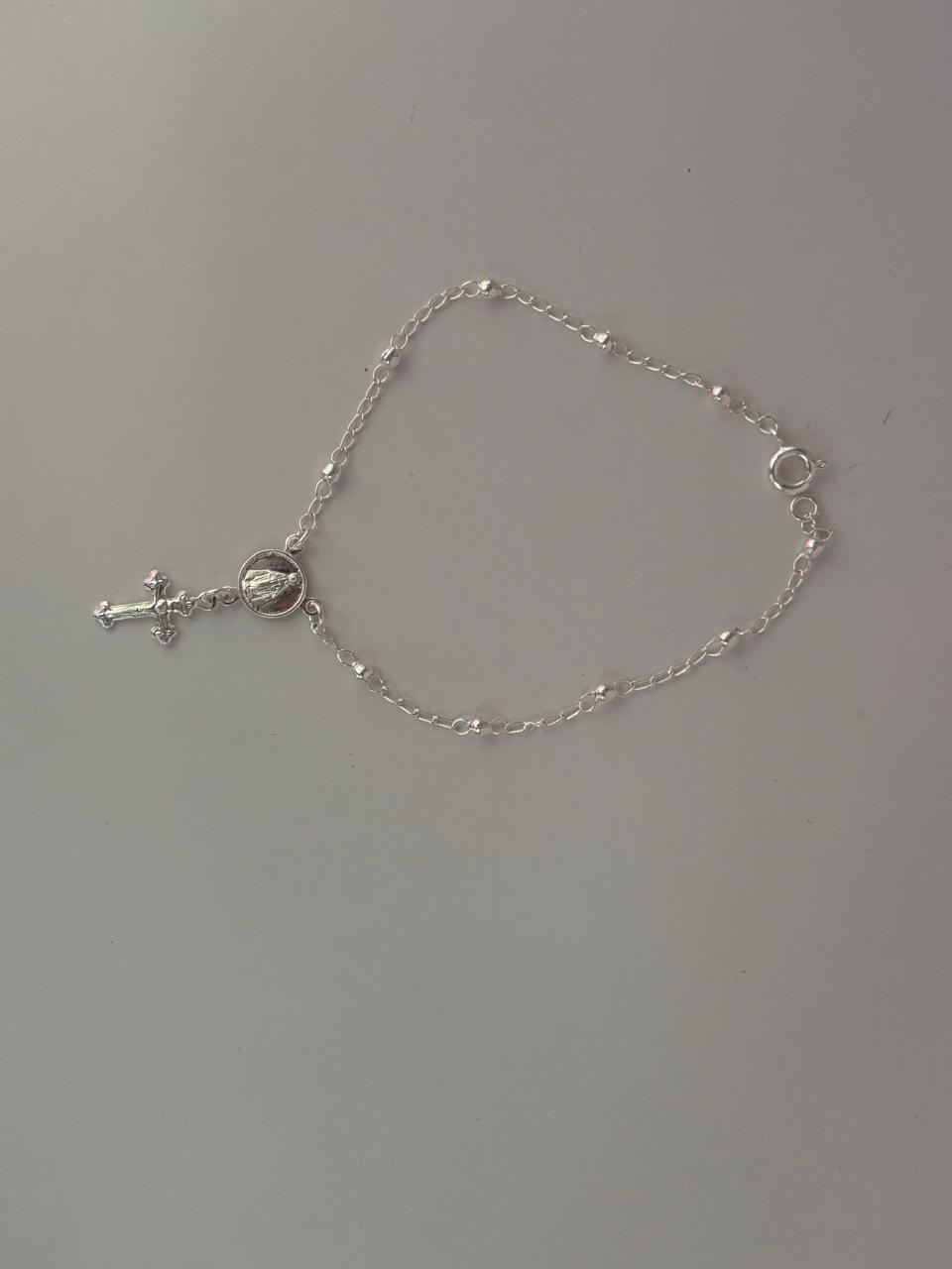 Pulseira de Prata 925 - Terço