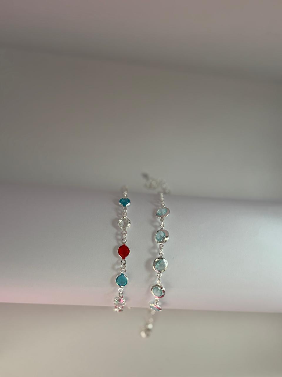 Pulseira de Prata 925 - Zircônia