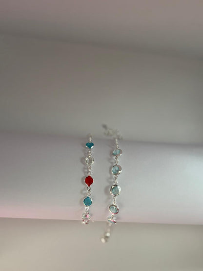 Pulseira de Prata 925 - Zircônia