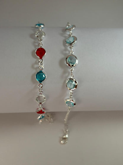 Pulseira de Prata 925 - Zircônia